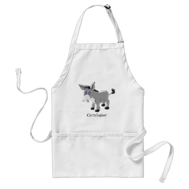 Donkey Design Adult Apron (Front)