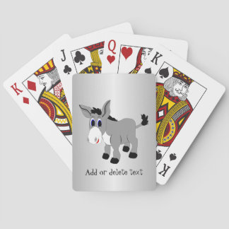 Donkey Design Any Colour Background Poker Cards