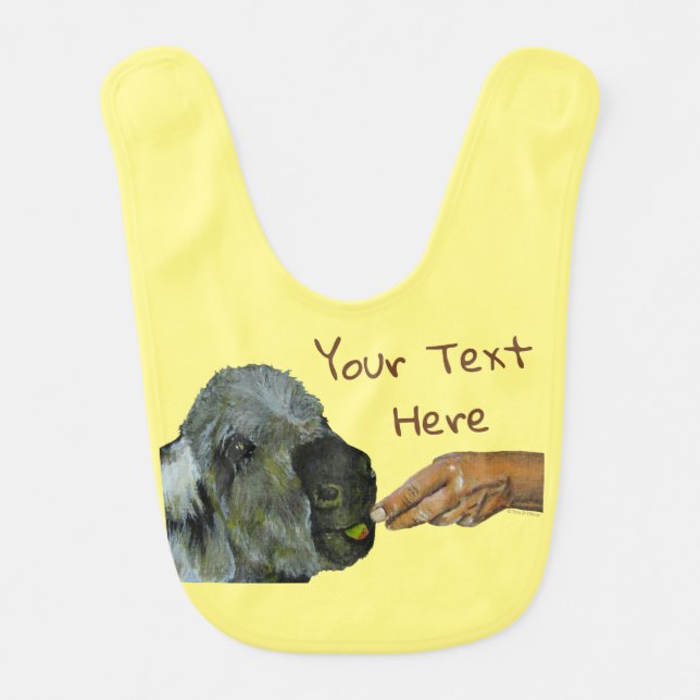 Donkey Design Baby Bib (Front)
