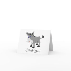 Donkey Design Thank You Card