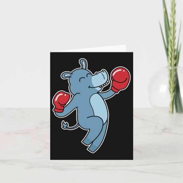 Donkey Does Boxing  Card (Front)