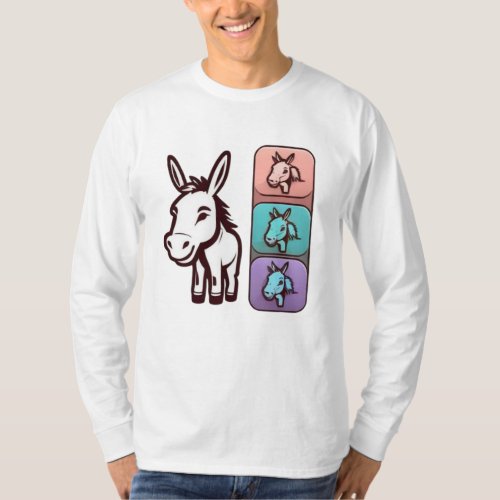 Donkey Drawing T_Shirt