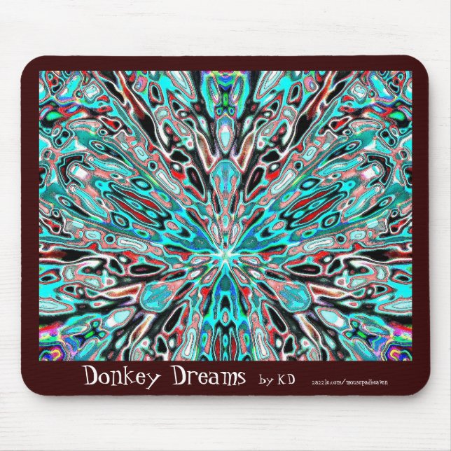 Donkey Dreams by KD Mousepad (Front)