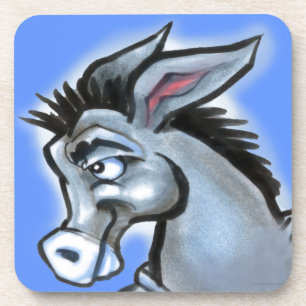 donkey drink coaster