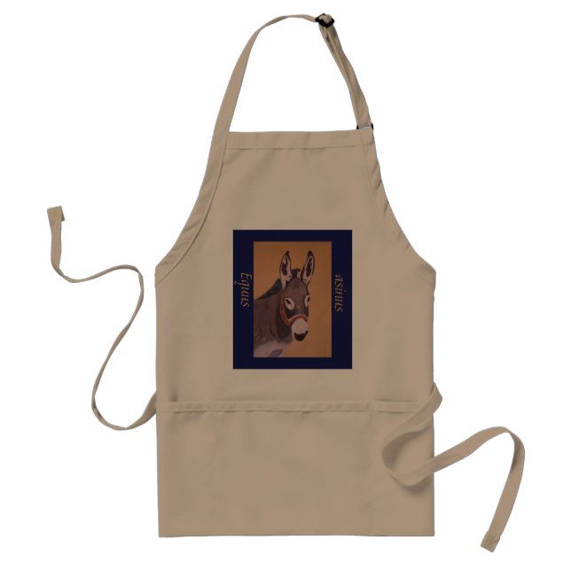 Donkey Face Adult Apron (Front)