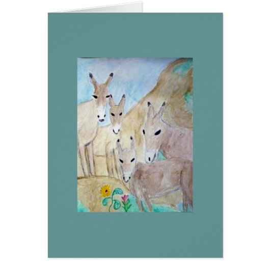 donkey family cards (Front)