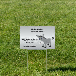 Donkey Farm Custom Sign