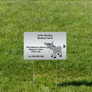 Donkey Farm Custom Sign