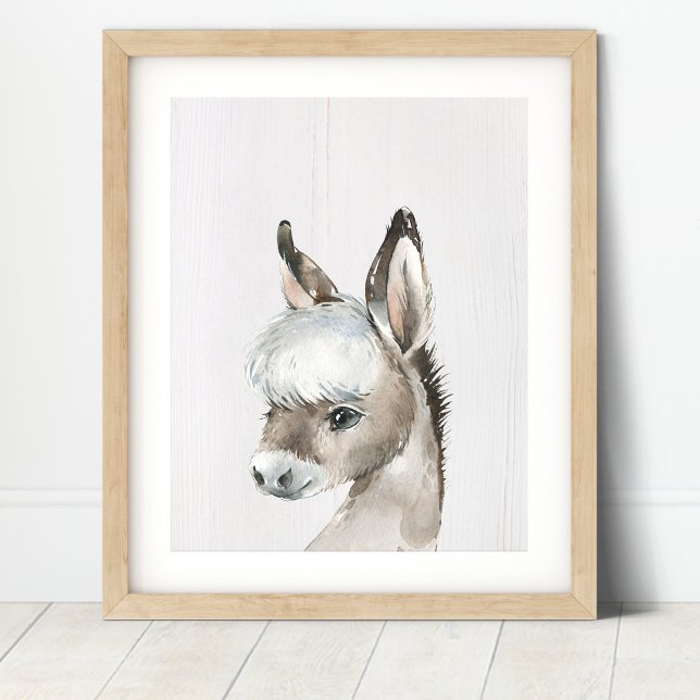 Donkey Farm Nursery Art Print (Creator Uploaded)