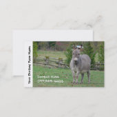 Donkey Farming, Services or Boarding Business Card (Front/Back)