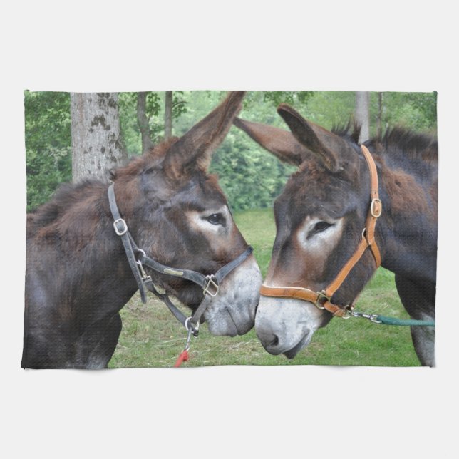 Donkey friends kitchen towel (Horizontal)