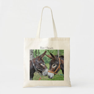 Donkey friends tote bag