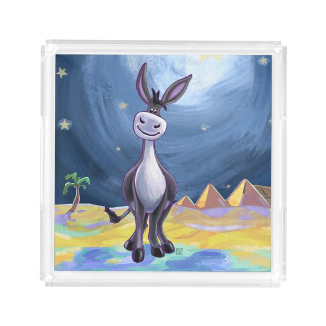 Donkey Gifts & Accessories Acrylic Tray (Front)