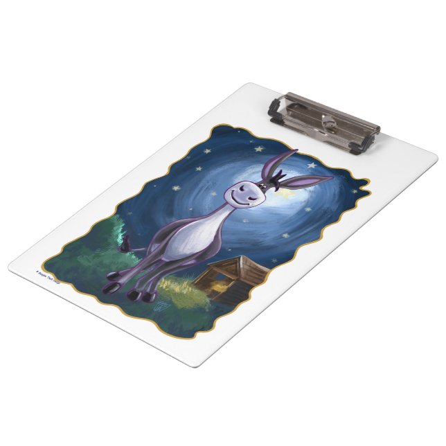 Donkey Gifts & Accessories Clipboard (Angled)