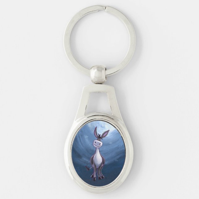 Donkey Gifts & Accessories Keychain (Front)
