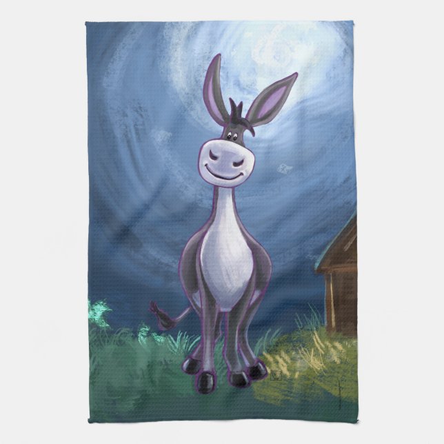 Donkey Gifts & Accessories Kitchen Towel (Vertical)