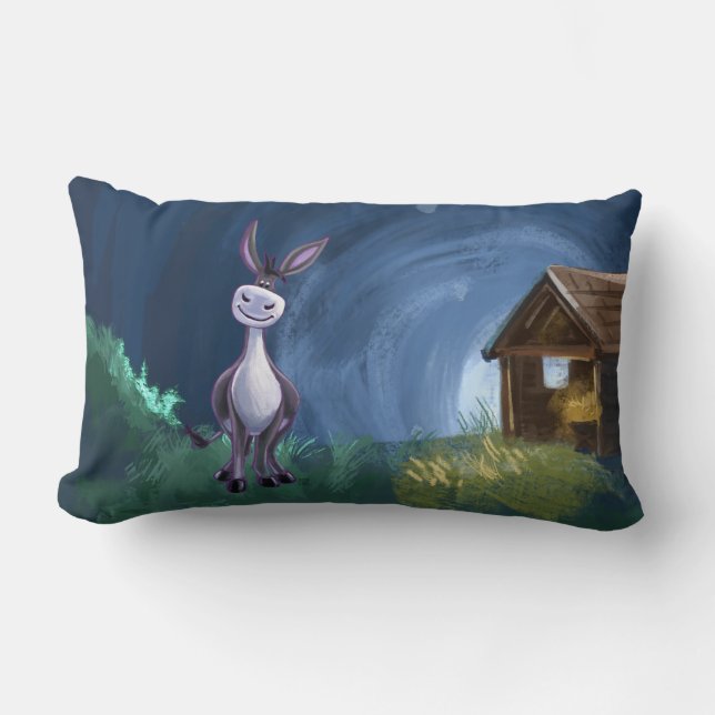 Donkey Gifts & Accessories Lumbar Pillow (Front)