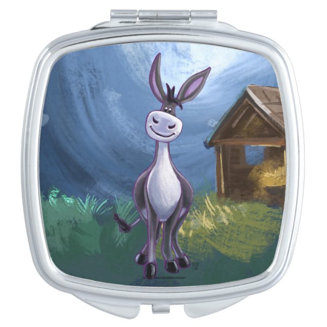 Donkey Gifts & Accessories Makeup Mirror (Front)
