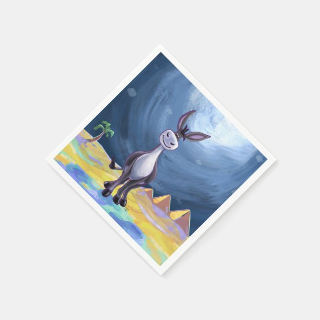 Donkey Gifts & Accessories Paper Napkins (Corner)