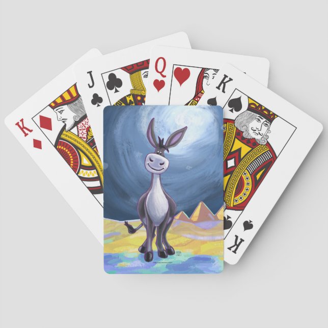 Donkey Gifts & Accessories Poker Cards (Back)