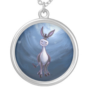 Donkey Gifts & Accessories Silver Plated Necklace