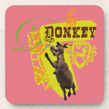 Donkey Graphic Coaster by ShrekStore at Zazzle