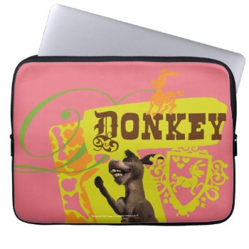 Donkey Graphic Laptop Sleeve by ShrekStore at Zazzle