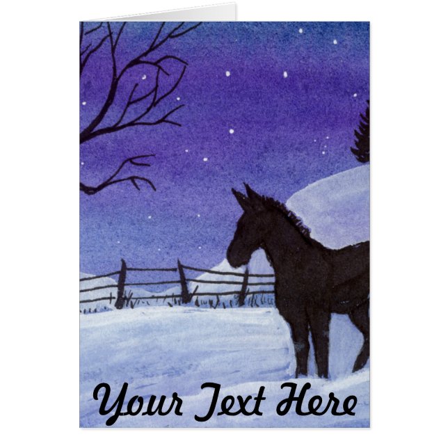 Donkey Greeting Card (Front)