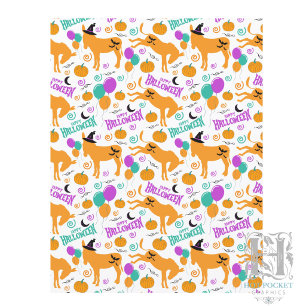 Donkey Halloween Scrapbook Paper