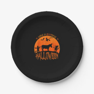 Donkey - Happy Halloween  Funny Scary Costume Gift Paper Plates
