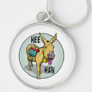 Donkey HEE HAW Keychain