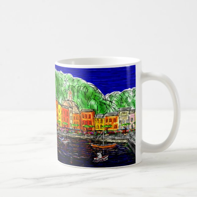 donkey in Portofino, Italy Coffee Mug (Right)