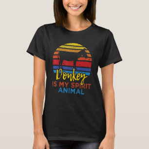 Donkey Is My Spirit Animal - Zookeeper Mule T-Shirt