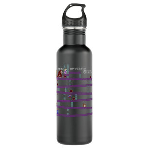 Donkey Kong Retro Arcade Game Screen Stainless Steel Water Bottle