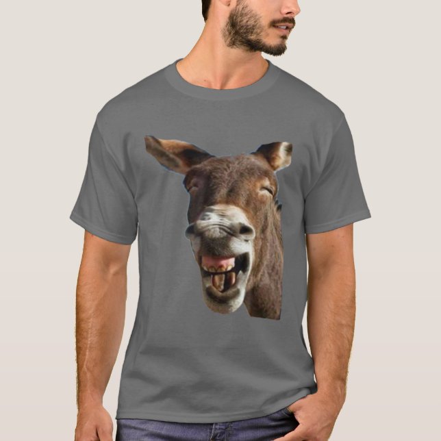 DONKEY LAUGHING T-Shirt (Front)