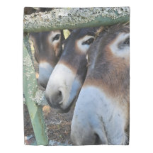 Donkey Love Duvet Bedspreaed
