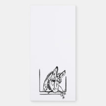 Donkey Love Magnetic Notepad