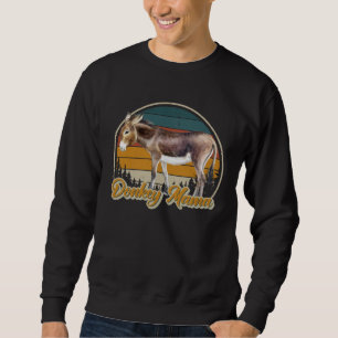 DONKEY MAMA   Retro Look Donkey Sweatshirt