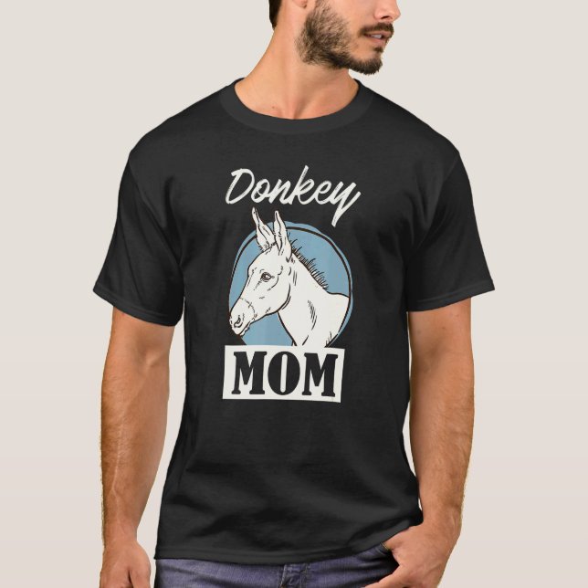 Donkey Mom Retro Chicken Tee (Front)