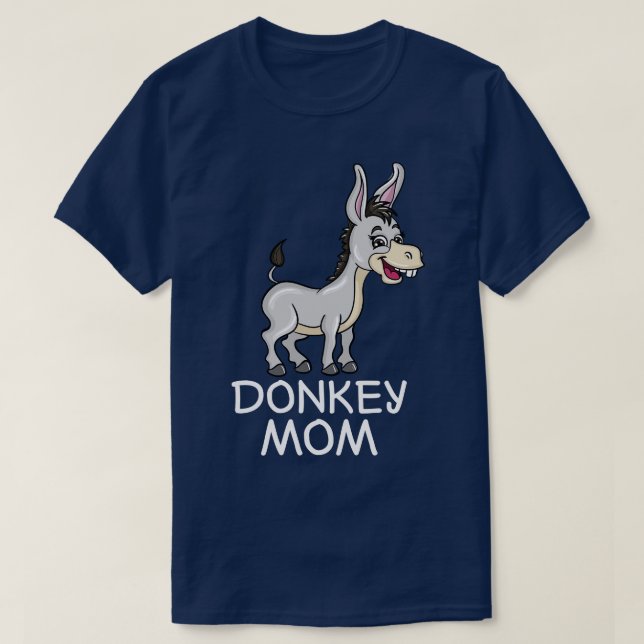 Donkey Mom T-Shirt (Design Front)