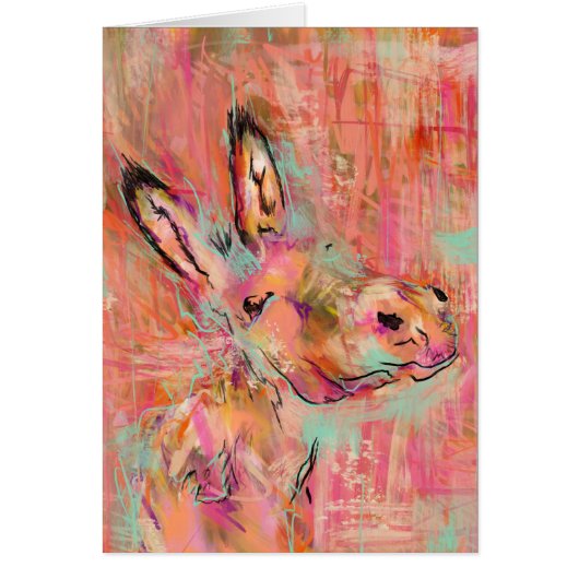 donkey painting cards (Front)