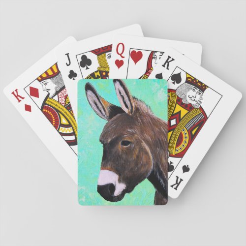 Donkey Painting Poker Cards