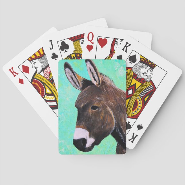 Donkey Painting Poker Cards (Back)