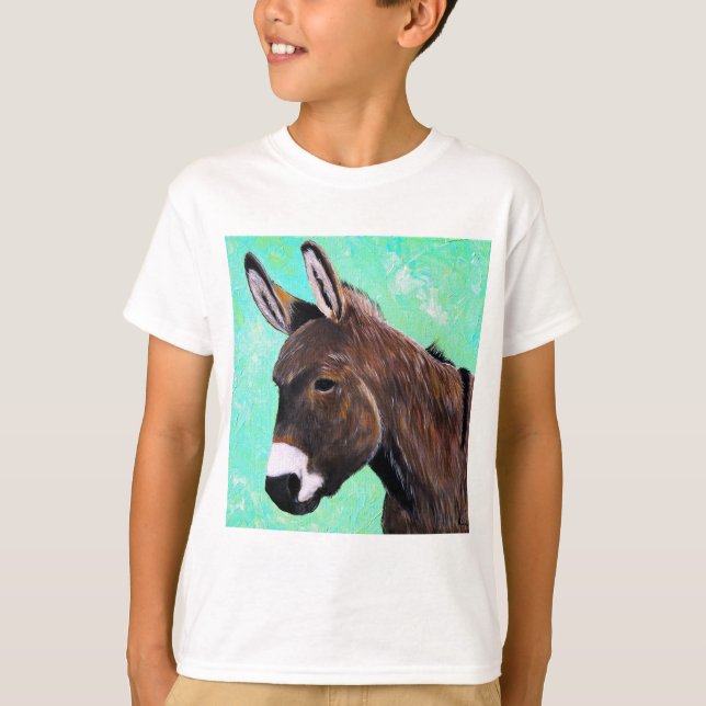 Donkey Painting T-Shirt (Front)