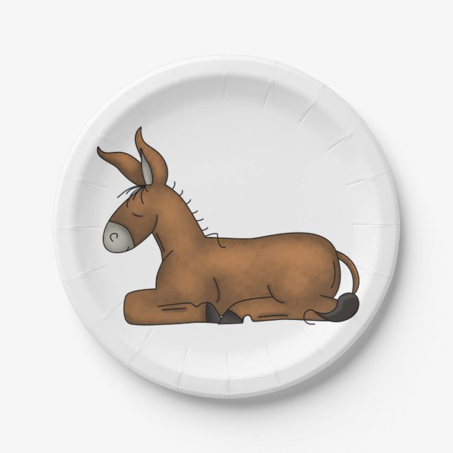 Donkey Paper Plates (Front)