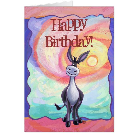 Donkey Party Center Cards (Front)