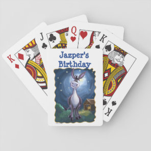 Donkey Party Center Playing Cards