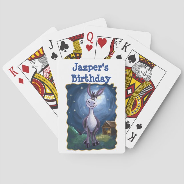 Donkey Party Center Poker Cards (Back)