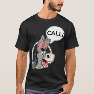 Donkey Poker Player Call Gambling Gambler Tee