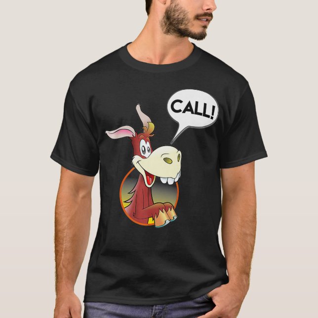 Donkey Poker Player   Funny Poker Gift T  T-Shirt (Front)